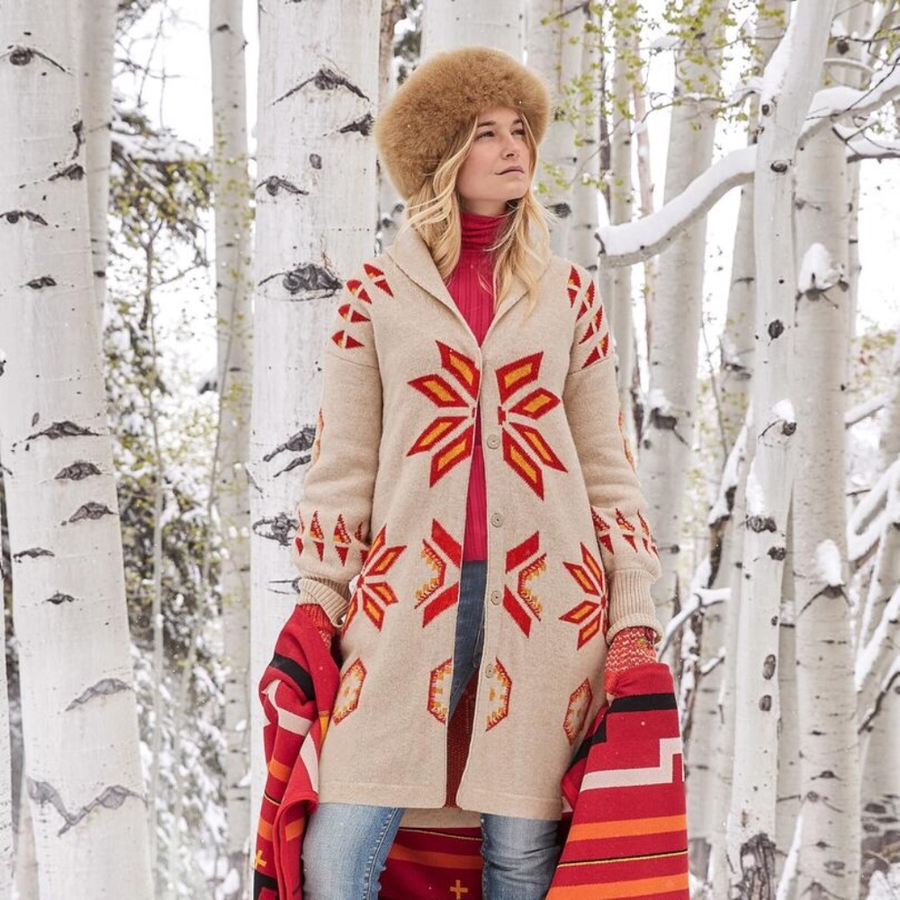 🍁 Sundance Nordic Sweater Coat 🍁